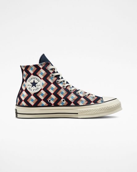 Women's Converse Chuck 70 Twisted Classics High Top Shoes Obsidian / Blue | AU 063E8F